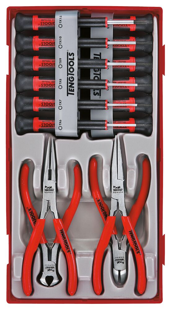 Teng Tools TTMI16 Mini Pliers & Screwdriver Set TT1 16 Pieces