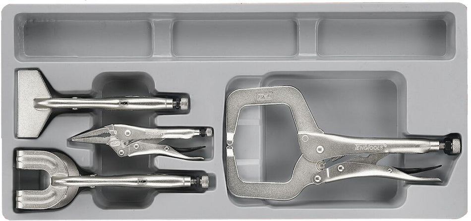 Teng Tools TTPSPG Power Grip Plier Set TT4 4 Pieces