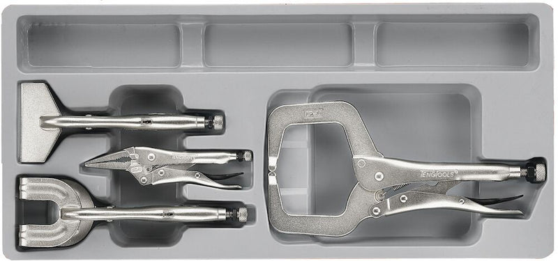 Teng Tools TTPSPG Power Grip Plier Set TT4 4 Pieces