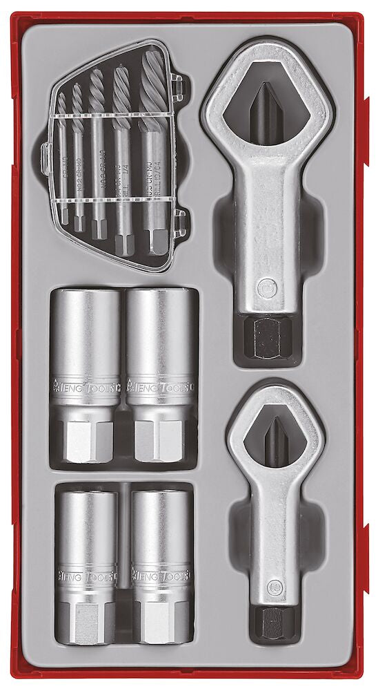 Teng Tools TTSN11 Extractor & Nut Splitter Set TT1 11 Pieces