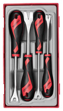 Teng Tools TTSR04A Trim & panel fastener clip removal set TT1 4 pcs