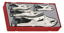 Teng Tools TTVG05 Power Grip Plier Set TT1 5 Pieces