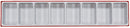Teng Tools TTX03 Storage Tray TTX4 8 Compartments