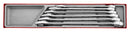 Teng Tools TTX2436 Metric combination spanner set 6 pieces