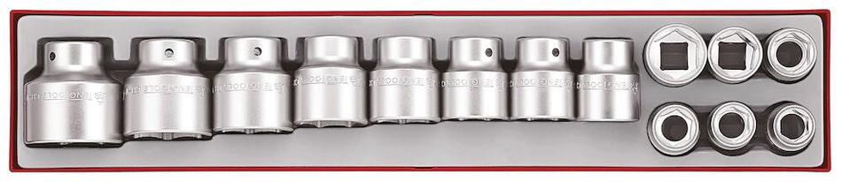 Teng Tools TTX3414 3/4" Socket Set 6 pt TTX4 14 Pieces