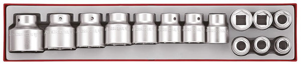 Teng Tools TTX3414 3/4" Socket Set 6 pt TTX4 14 Pieces