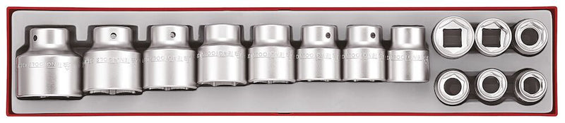 Teng Tools TTX3414 3/4" Socket Set 6 pt TTX4 14 Pieces