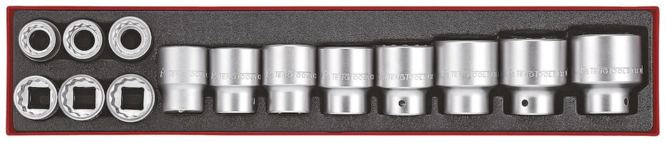 Teng Tools TTX34AF 3/4" Socket Set 12 pt AF TTX4 14 Pieces