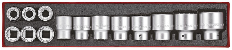 Teng Tools TTX34AF 3/4" Socket Set 12 pt AF TTX4 14 Pieces