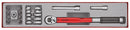 Teng Tools TTX3892 3/8" Torque Wrench Set 20-110 Nm TTX4 22 Pieces