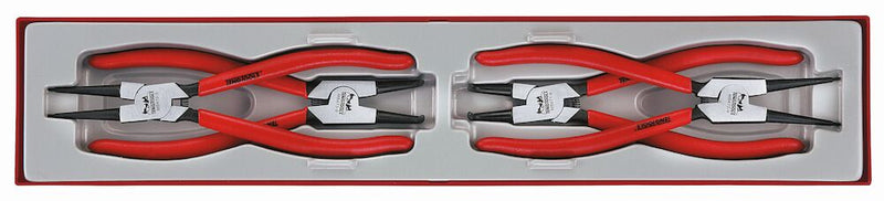 Teng Tools TTX474-9 Circlip Plier Set 40-100 mm TTX4 4 Pieces