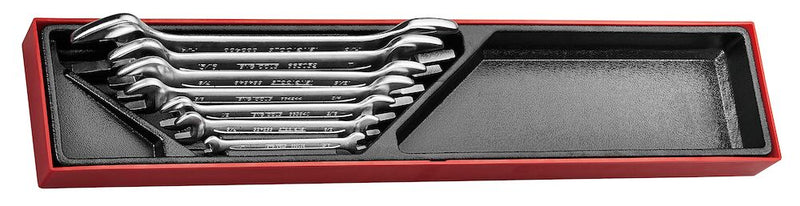 Teng Tools TTX6607 Double Open Ended Spanner Set AF TTX4 7 Pieces