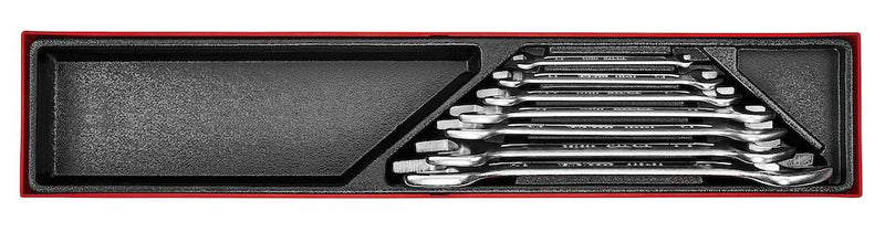 Teng Tools TTX6607 Double Open Ended Spanner Set AF TTX4 7 Pieces