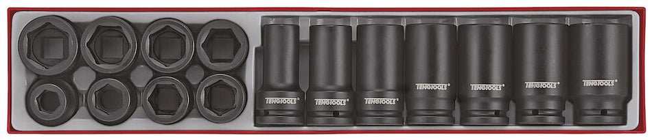Teng Tools TTX9415 3/4" Impact Socket Set DIN TTX4 15 Pieces