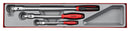 Teng Tools TTXBR03 Flex Handle Set TTX4 3 pieces