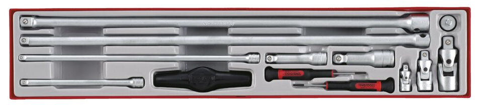 Teng Tools TTXEXT13 Socket Set Extension Bar Set 13 Pieces TTX Tray