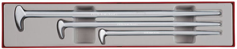 Teng Tools TTXPB3 Pry Bar Set Roll/Heel TTX4 3 Pieces