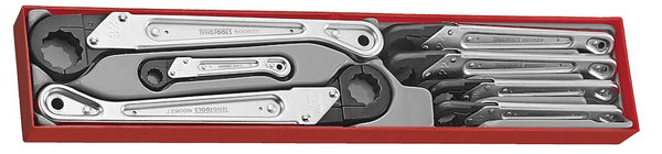 Teng Tools TTXQRS07 Quick Wrench Set TTX4 7 Pieces