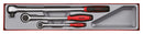 Teng Tools TTXRL03 Long Arm Ratchet Set TTX4 3 pieces