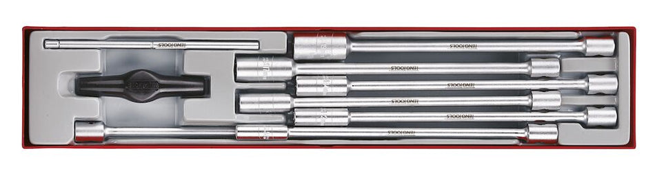 Teng Tools TTXTB09 3/8" Long T Bar Socket Set TTX4 9 Pieces