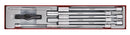 Teng Tools TTXTB09 3/8" Long T Bar Socket Set TTX4 9 Pieces