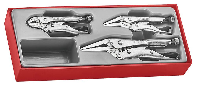 Teng Tools TTZVG03 Power Grip Plier Set TTX2 3 Pieces