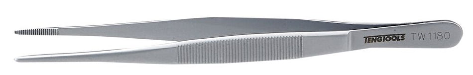 Teng Tools TW2160 Tweezers 160mm Bent Smooth Jaw