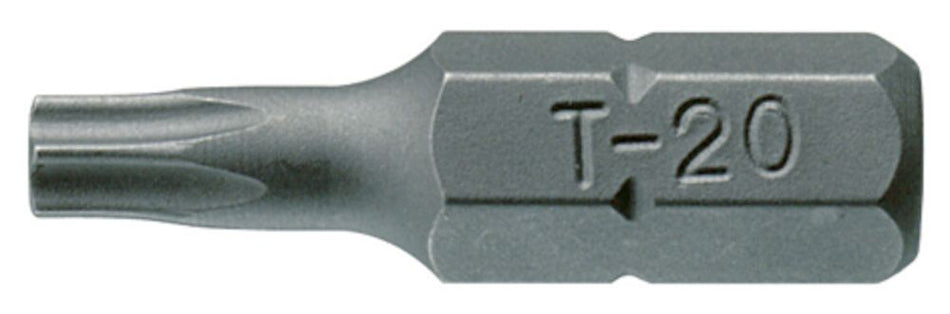 Teng Tools TX2500603 Bit 1/4" Hex Drive 25mm Length TX6 3 Pieces