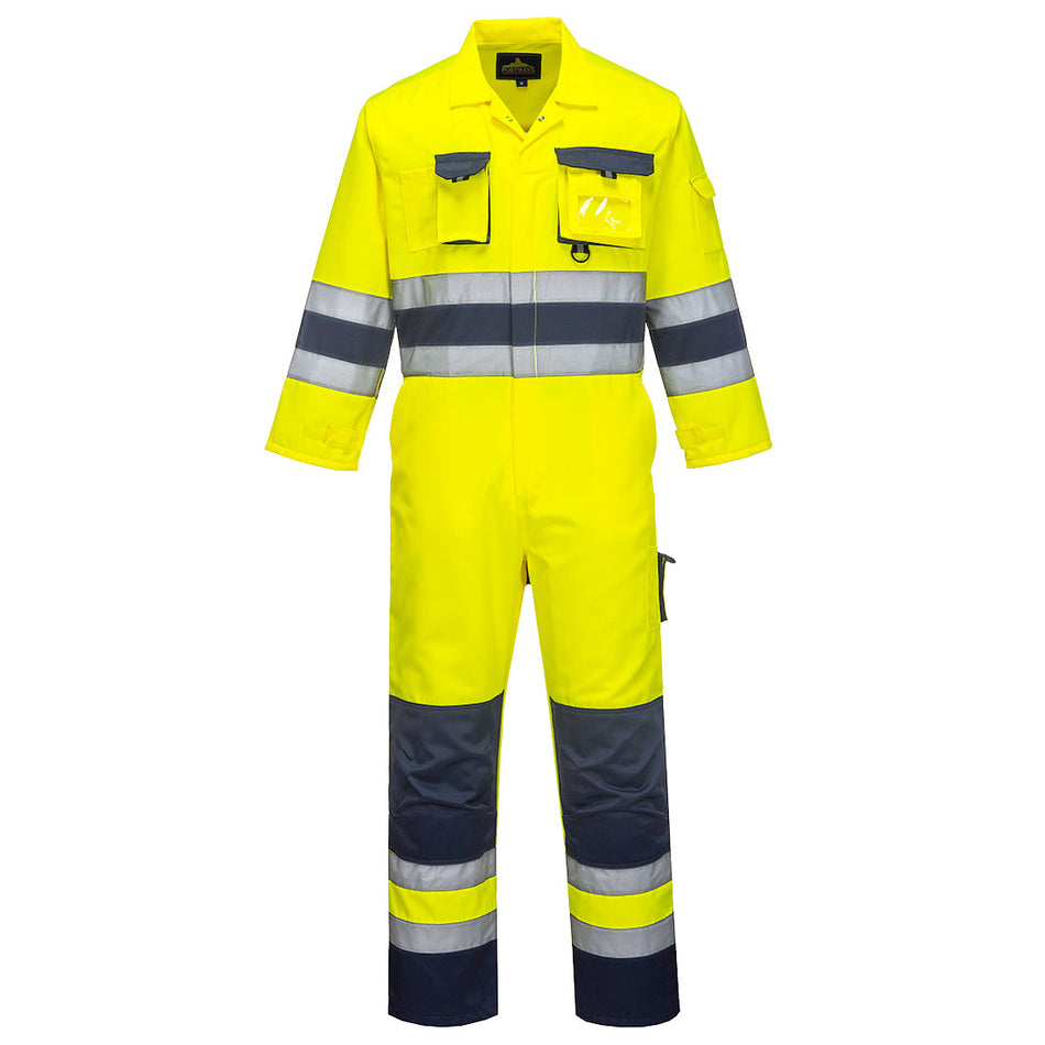 Portwest Nantes Hi-Vis Contrast Work Coverall