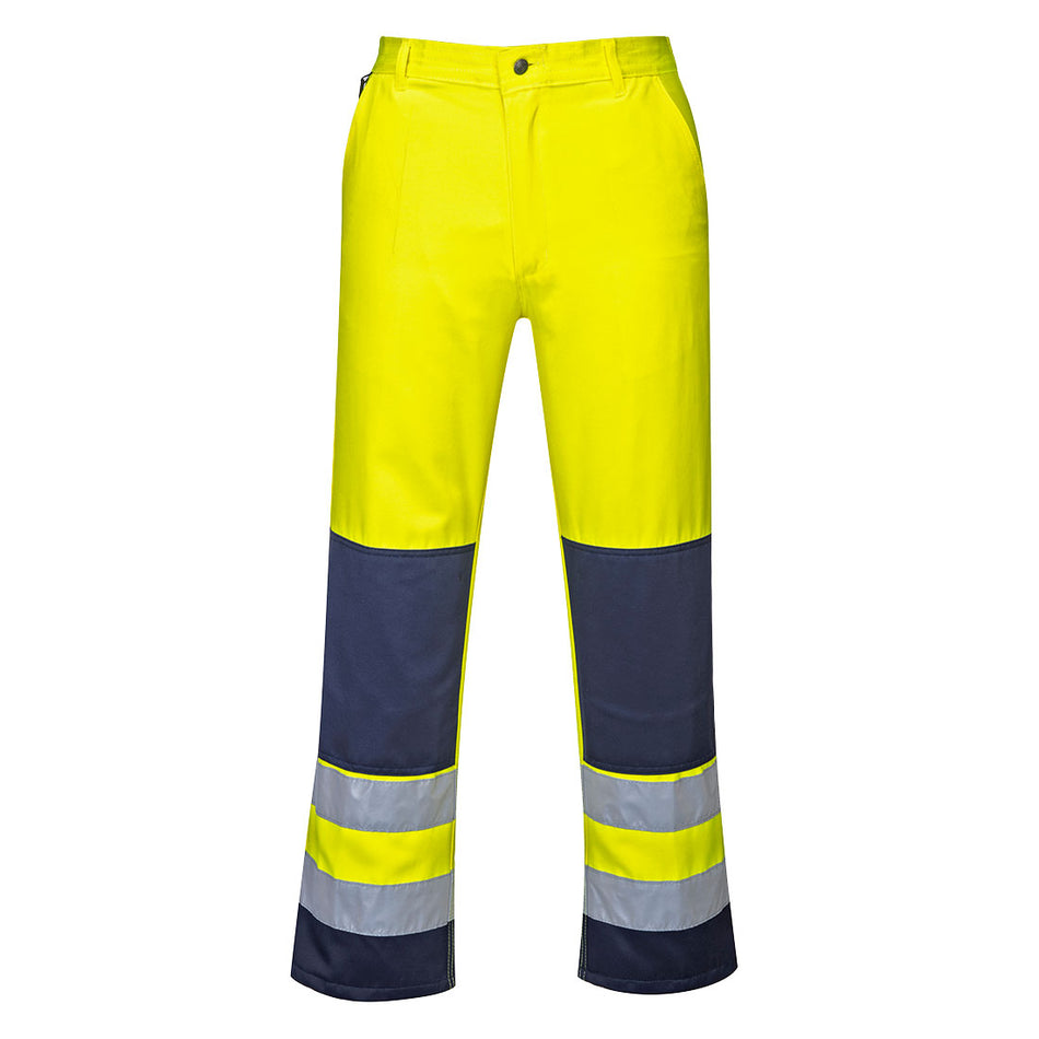 Portwest Seville Hi-Vis Contrast Work Trousers
