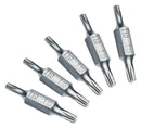 Teng Tools TXX32202505 Double Ended Bit 32mm Length TX20 x TX25 5 Pieces
