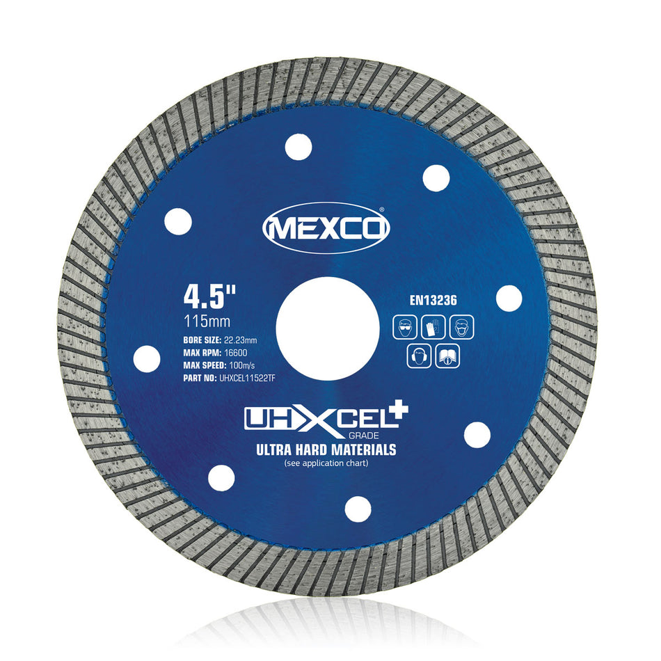 Mexco UHXCEL11522TF 115MM ULTRA HARD MATERIALS UHXCEL+ GRADE