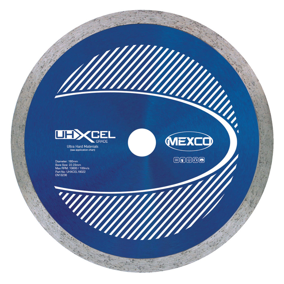 Mexco UHXCEL18022 180MM ULTRA HARD MATERIALS XCEL GRADE