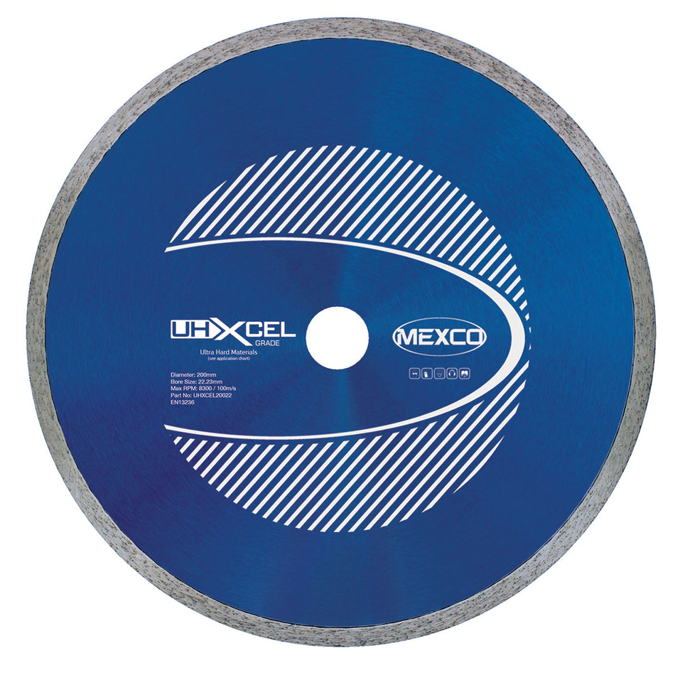 Mexco UHXCEL20022 200MM ULTRA HARD MATERIALS XCEL GRADE (22.23MM BORE)