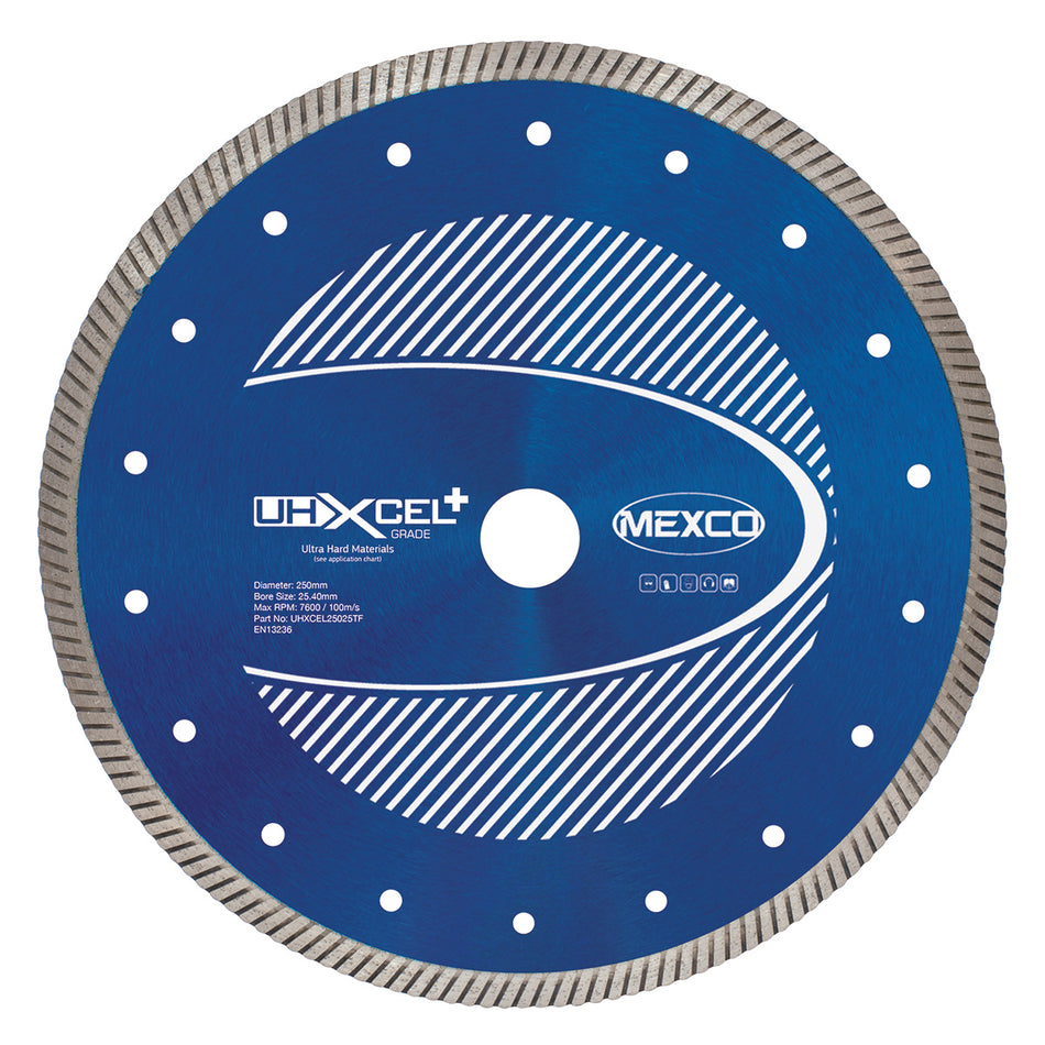 Mexco UHXCEL25025TF 250MM ULTRA HARD MATERIALS UHXCEL+ GRADE