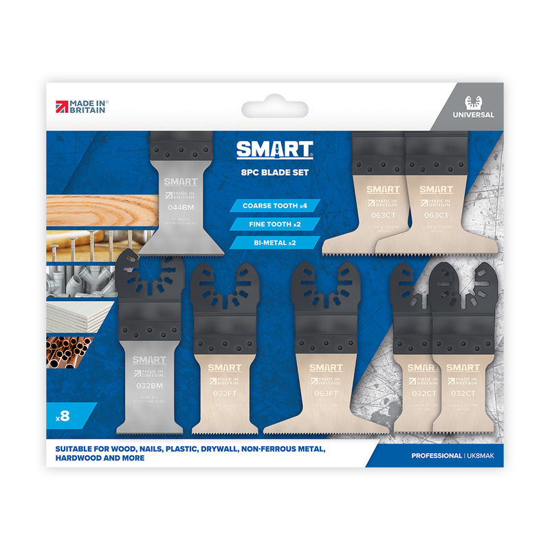 SMART UK8MAK Pro UK Series 8 Piece Blade Set