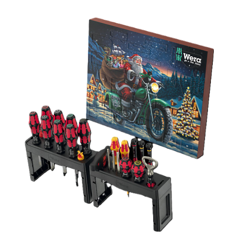 Wera 2025 Christmas Advent Calendar, Screwdriver Bottle Opener, 28pc