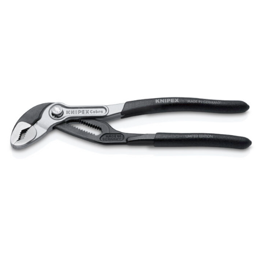 KNIPEX 87 99 180 S01 Cobra Water Pump Pliers Wrench 180mm Limited Edition White