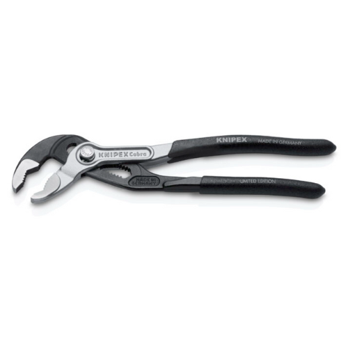 KNIPEX 87 99 180 S01 Cobra Water Pump Pliers Wrench 180mm Limited Edition White