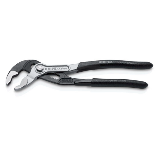 KNIPEX 87 99 180 S02 Cobra Water Pump Pliers Wrench 180mm Limited Edition Black