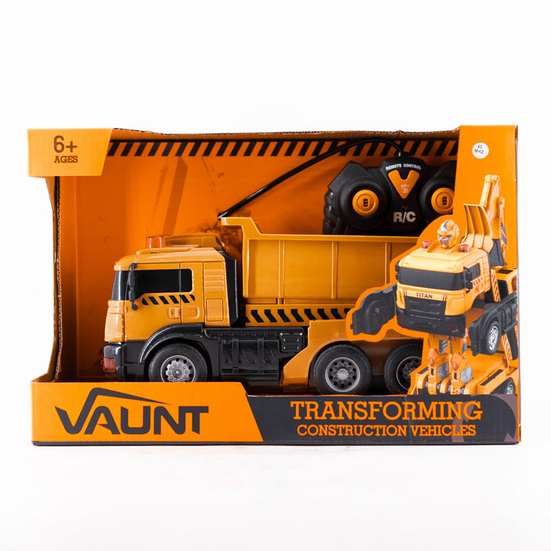 Vaunt V0406008 Remote Control Transforming Toy Dump Truck