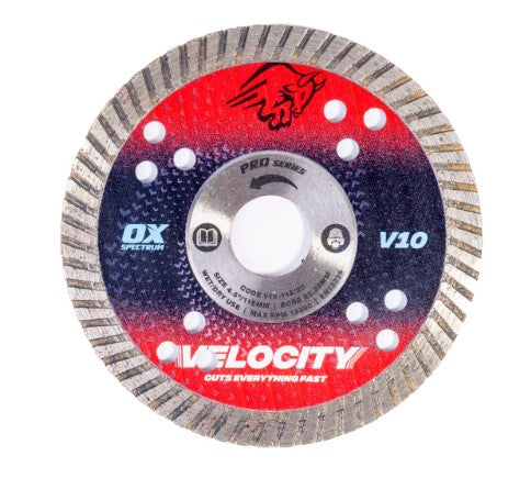 OX V10-115/22 Pro V10 Diamond Blade - Concrete - 115/22.23mm