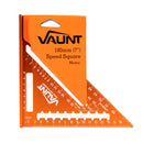 Vaunt V1149010 180mm Aluminium Rafters Metric Speed Square