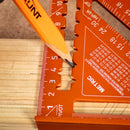 Vaunt V1149010 180mm Aluminium Rafters Metric Speed Square