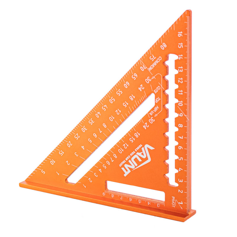 Vaunt V1149010 180mm Aluminium Rafters Metric Speed Square