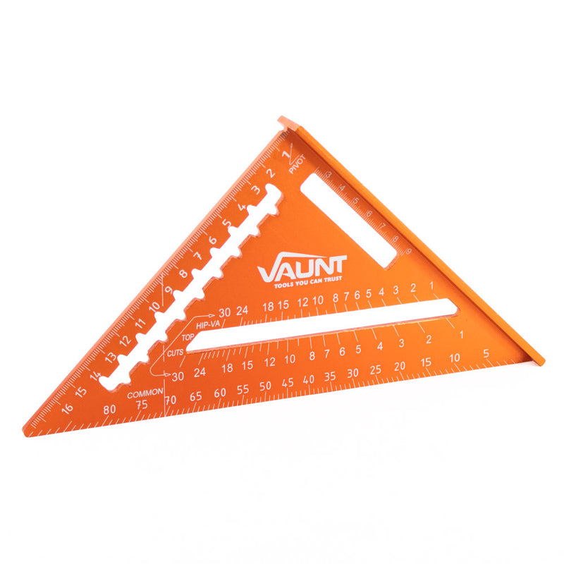 Vaunt V1149010 180mm Aluminium Rafters Metric Speed Square