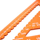 Vaunt V1149015 180mm & 300mm Aluminium Rafters Metric Speed Square Set