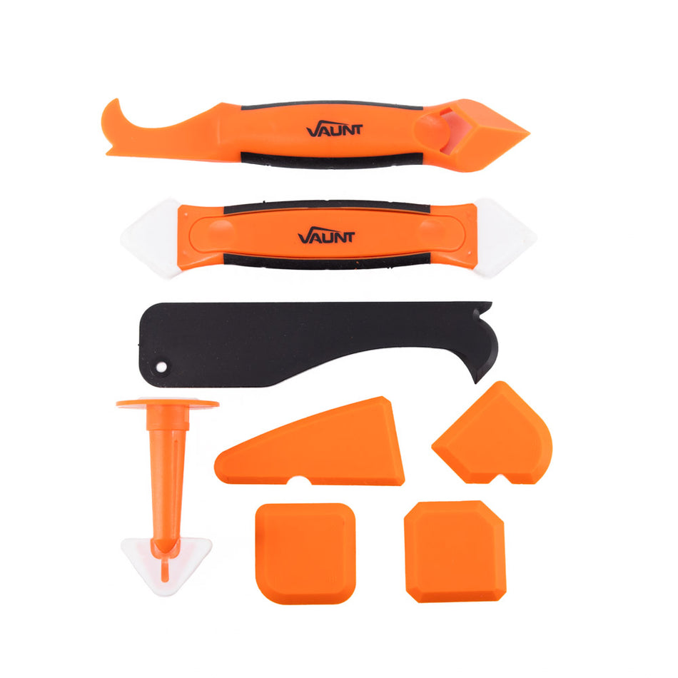 Vaunt V1205005 Caulk & Silicone 8 Piece Tool Set