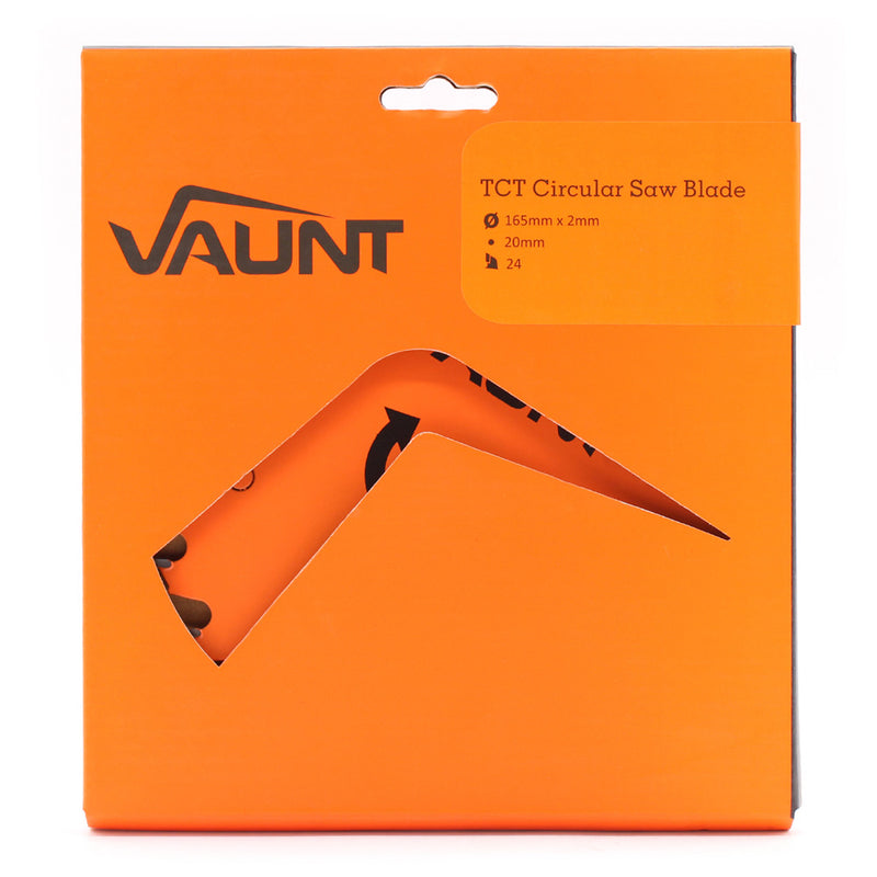 Vaunt V1310002 165mm x 20mm 24T TCT Circular Saw Blade