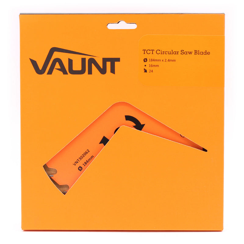 Vaunt V1310006 184mm x 16mm 24T TCT Circular Saw Blade